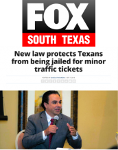 New law protects Texans from being jailed for minor traffic tickets